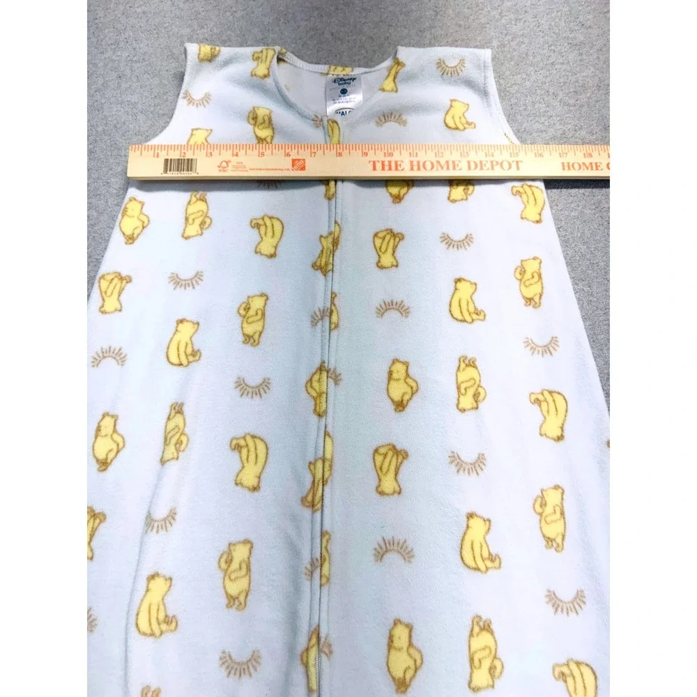 Halo SleepSack Wearable Blanket Kids Large White Yellow Winnie The‎ Pooh Fleece